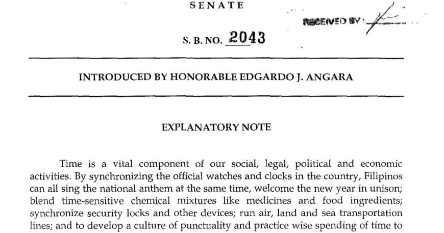 Senate Bill 2043 PST